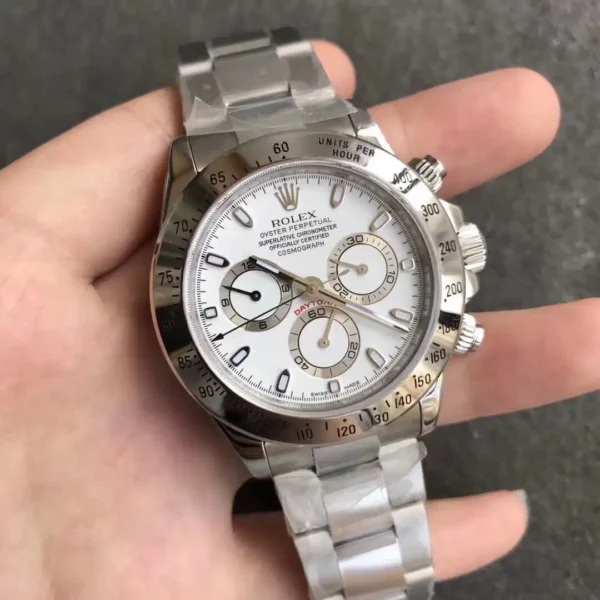 Photo 4 - Daytona Rolex Super Universe Chronograph Daytona ref.116500 Dial White