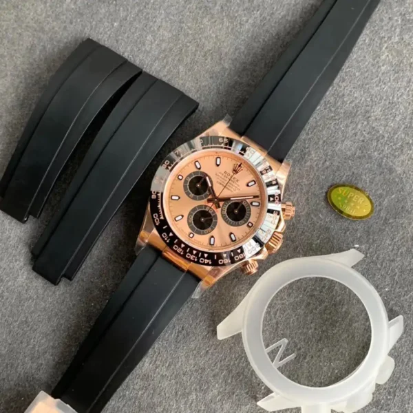 Photo 10 - Gold Replica Rolex Rolex Super Universe Chronograph Daytona ref.116515 Rose Gold Dial