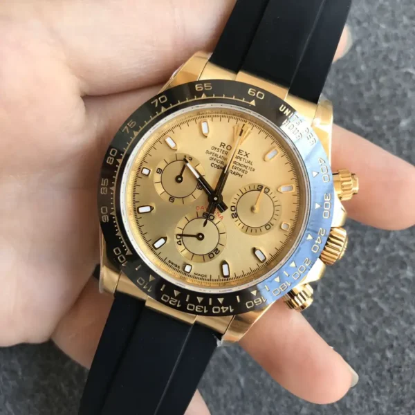 Photo 3 - Gold Replica Rolex Rolex Super Universe Chronograph Daytona ref.116518 Gold Dial