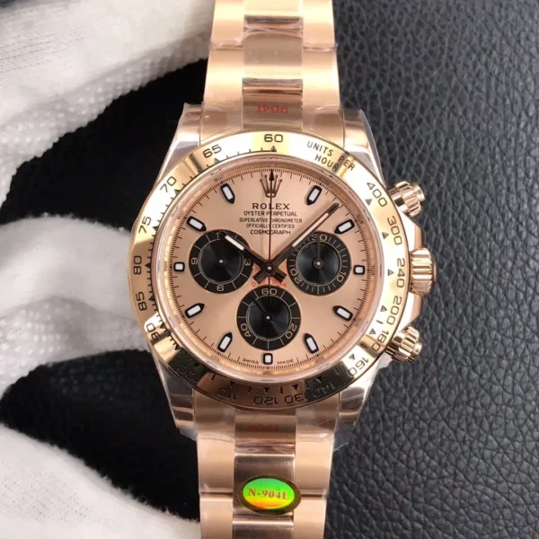 Photo 2 - Gold Replica Rolex Rolex Super Universe Chronograph Daytona ref. m116505 Rose Gold Dial