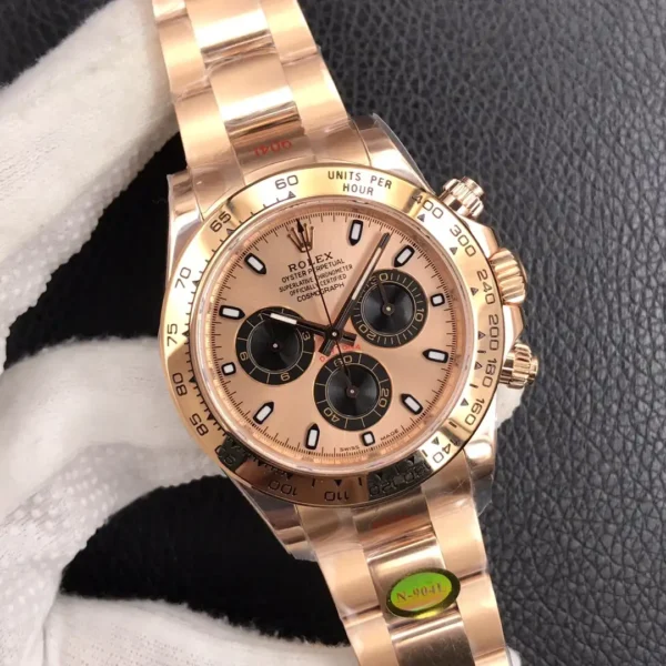 Photo 3 - Gold Replica Rolex Rolex Super Universe Chronograph Daytona ref. m116505 Rose Gold Dial