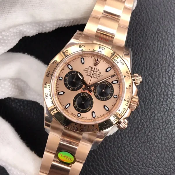 Photo 4 - Gold Replica Rolex Rolex Super Universe Chronograph Daytona ref. m116505 Rose Gold Dial