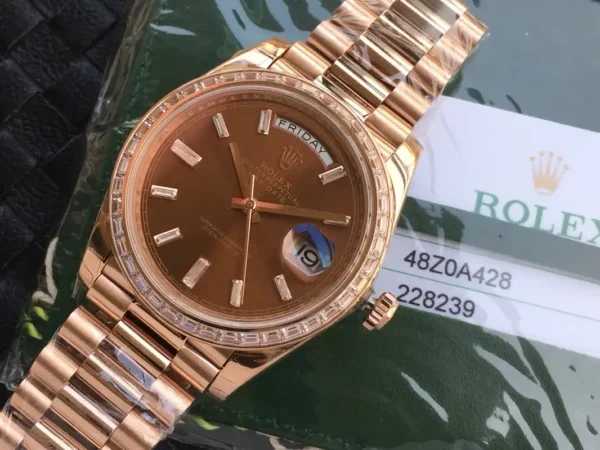 Photo 2 - Day-Date Rolex Day-Date Ref. m228238 Brown Dial