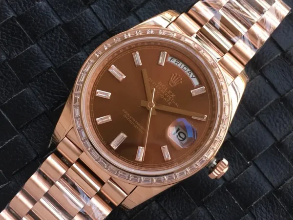 Photo 3 - Day-Date Rolex Day-Date Ref. m228238 Brown Dial