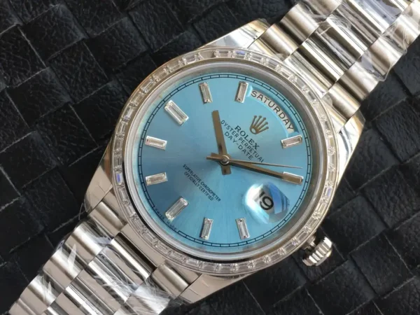 Photo 3 - Day-Date Rolex Day-Date Ref. m228238 Ice Blue Dial Stainless Steel