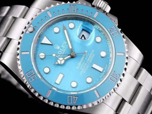 Photo 5 - Submariner Rolex SUB Submariner ref. 116619LB Tiffany Blue Dial