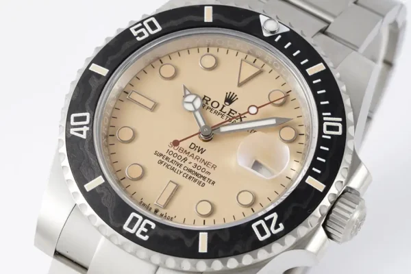 Photo 3 - Submariner Rolex DIW Submariner Parakeet ref. 116610LB Light Brown Dial