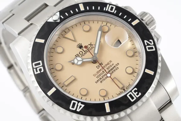 Photo 4 - Submariner Rolex DIW Submariner Parakeet ref. 116610LB Light Brown Dial