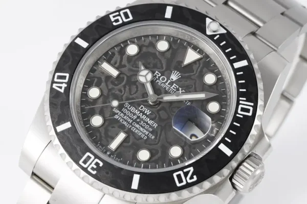 Photo 11 - Submariner Rolex DIW Submariner Parakeet ref. 116610LB Carbon Dial