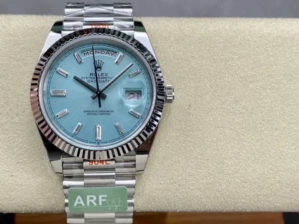 Photo 2 - Day-Date Rolex Day-Date Ref. m228238 Ice Blue Dial White Gold