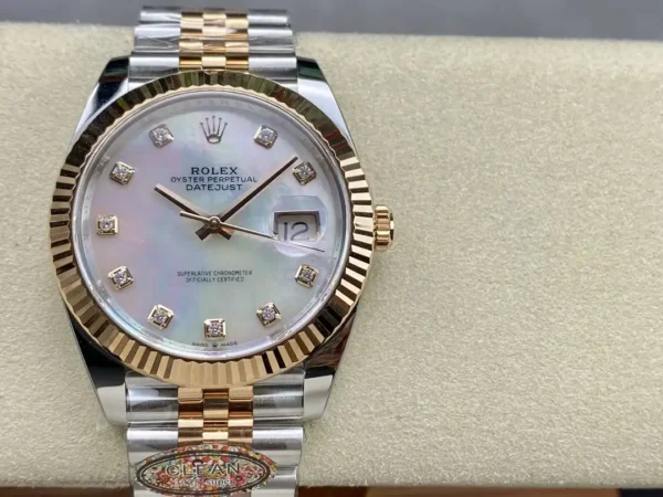 Photo 2 - Men Replica Rolex Rolex Datejust Ref.126333 41mm Mother of Pearl Dial