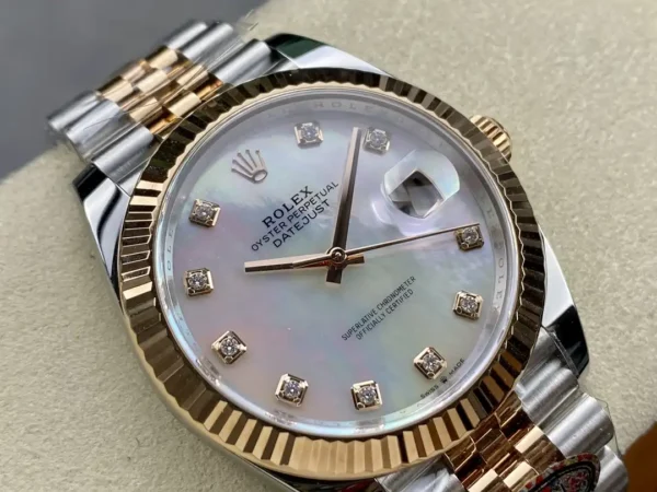 Photo 3 - Men Replica Rolex Rolex Datejust Ref.126333 41mm Mother of Pearl Dial