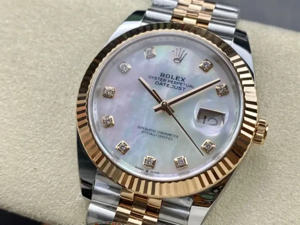 Photo 4 - Men Replica Rolex Rolex Datejust Ref.126333 41mm Mother of Pearl Dial