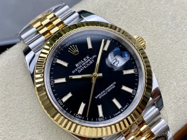 Photo 3 - Men Replica Rolex Rolex Datejust Ref. m126333 41mm Bright Black Dial