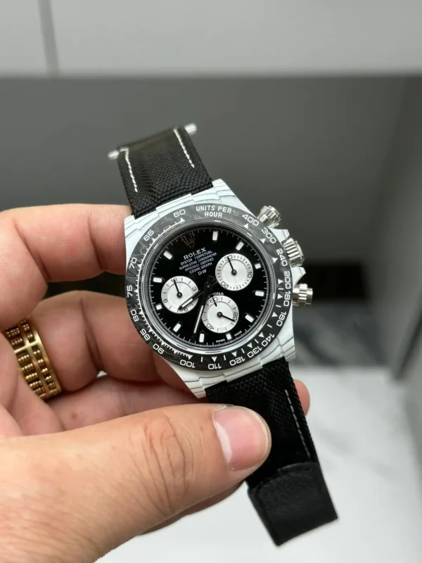 Photo 3 - Men Replica Rolex DIW Rolex Cosmograph Daytona ref.116500LN Black and White Dial