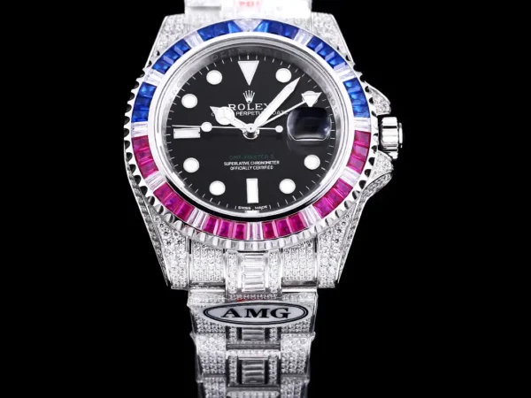 Photo 3 - Diamond Replica Rolex Rolex Submariner Iced Out Ref.126710BLRO Black Dial