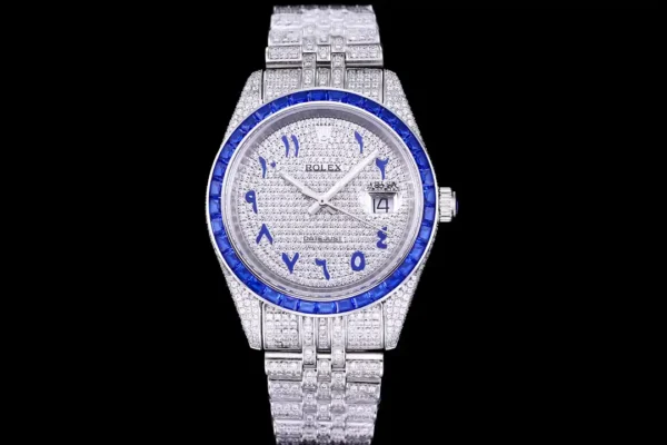 Photo 2 - Datejust Rolex Datejust Ref.126300 41mm Dial Arabic Bezel Blue