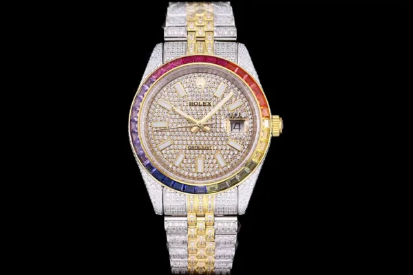 Photo 2 - Datejust Rolex Datejust Ref.126300 41mm Dial Full-Diamond Rainbow