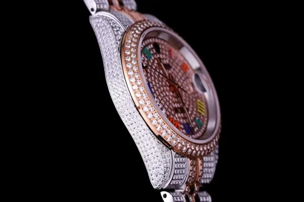 Photo 8 - Diamond Replica Rolex Rolex Datejust Ref.126300 41mm Colorful Roman Numerals