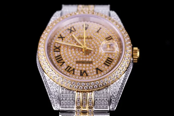 Photo 5 - Diamond Replica Rolex Rolex Datejust Ref.126300 41mm Diamond Dial Roman Numerals