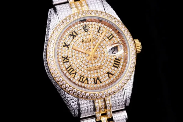 Photo 6 - Diamond Replica Rolex Rolex Datejust Ref.126300 41mm Diamond Dial Roman Numerals