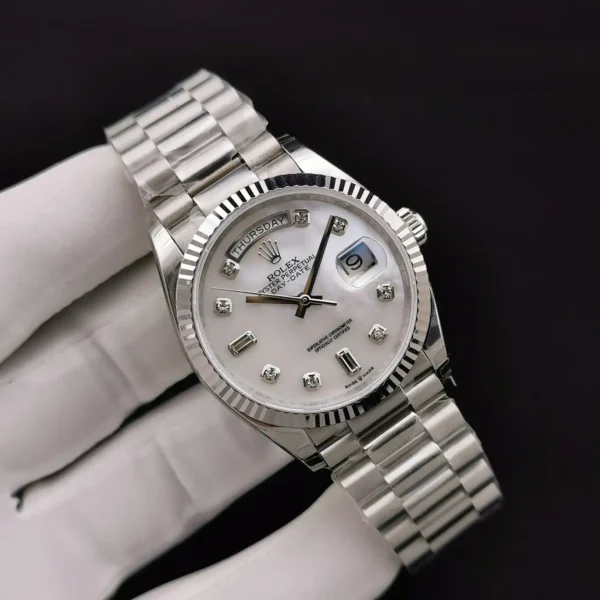 Photo 2 - Day-Date Rolex Day-Date Ref. 128238 36mm White Dial