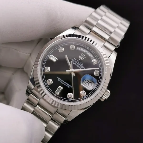 Photo 4 - Day-Date Rolex Day-Date Ref. 128238 36mm Black Dial