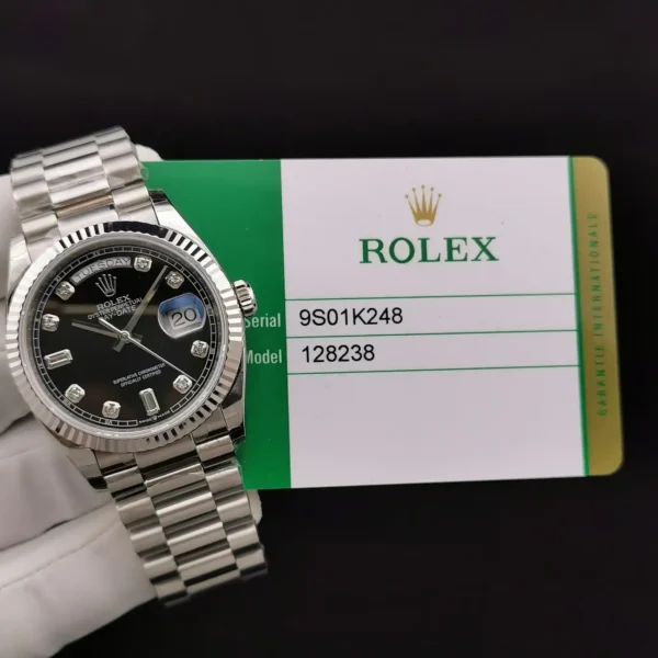 Photo 10 - Day-Date Rolex Day-Date Ref. 128238 36mm Black Dial