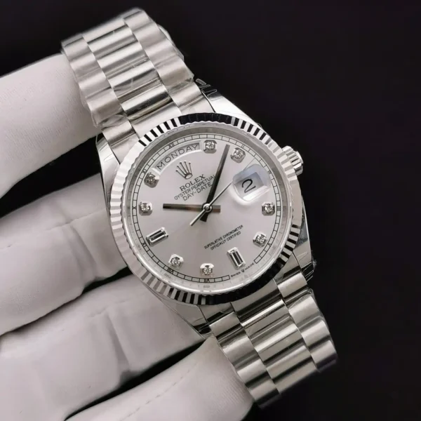 Photo 2 - Men Replica Rolex Rolex Day-Date Ref. 128238 36mm Mother of Pearl Dial