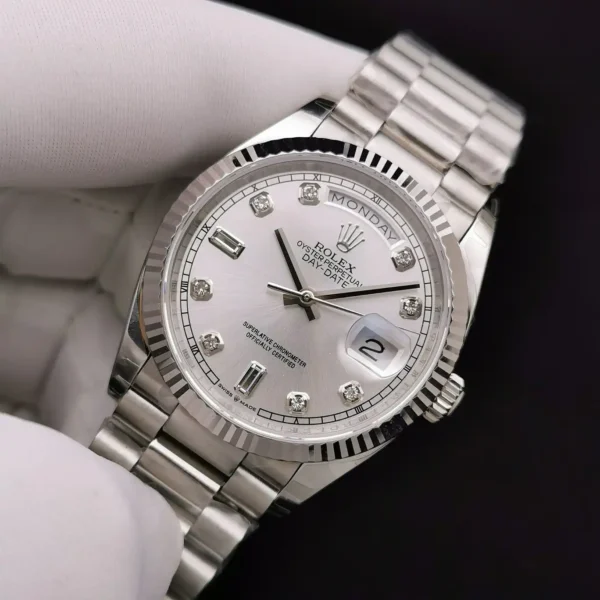 Photo 4 - Men Replica Rolex Rolex Day-Date Ref. 128238 36mm Mother of Pearl Dial