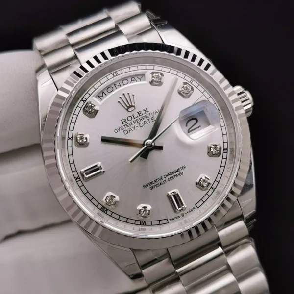 Photo 5 - Men Replica Rolex Rolex Day-Date Ref. 128238 36mm Mother of Pearl Dial