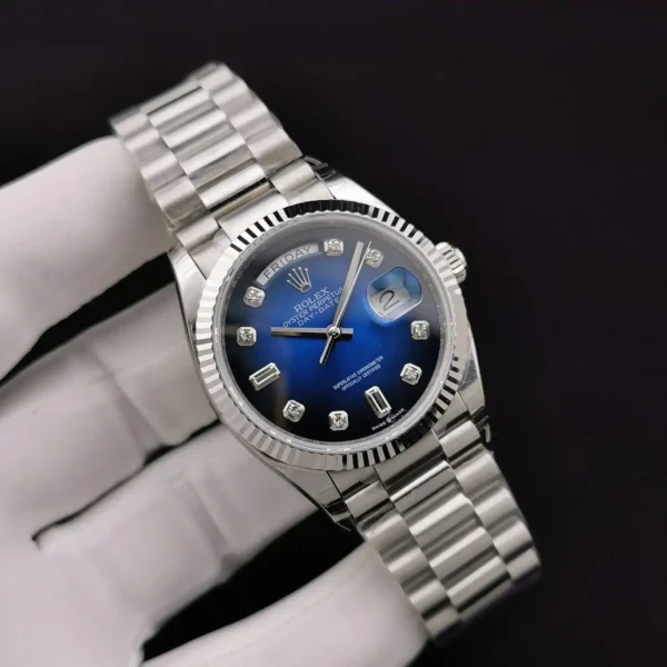 Photo 2 - Day-Date Rolex Day-Date Ref. 128238 36mm Blue Ombre Dial