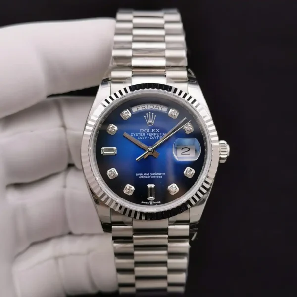 Photo 3 - Day-Date Rolex Day-Date Ref. 128238 36mm Blue Ombre Dial