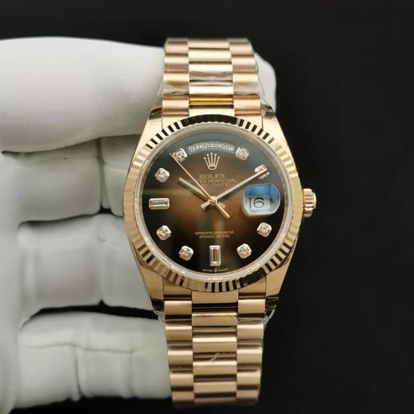 Photo 3 - Day-Date Rolex Day-Date Ref. 128238 36mm Brown Ombre Dial