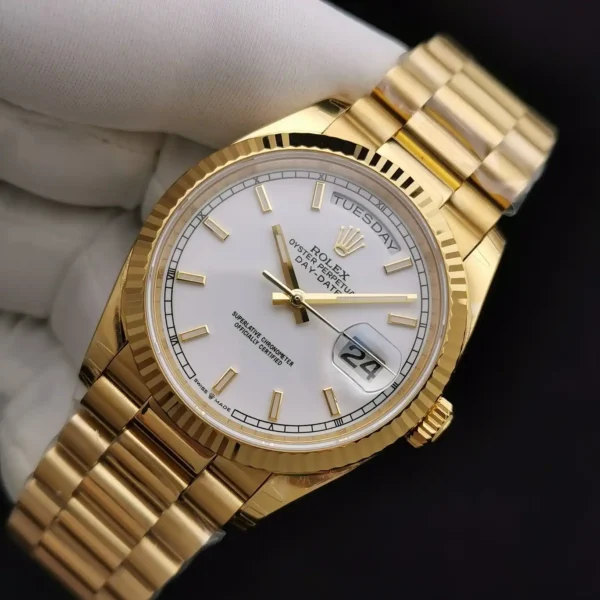 Photo 4 - Day-Date Rolex Day-Date Ref. 116610 36mm White Dial