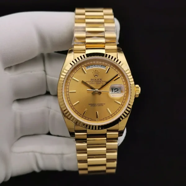 Photo 3 - Day-Date Rolex Day-Date Ref. 128238 36mm Gold Dial