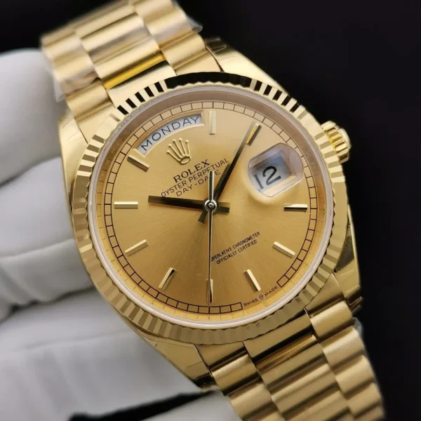 Photo 5 - Day-Date Rolex Day-Date Ref. 128238 36mm Gold Dial