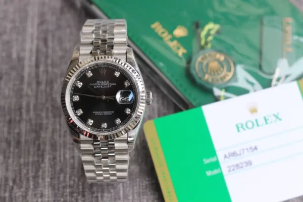 Photo 2 - Datejust Rolex Datejust Ref.126233 36mm Dial Black Diamond