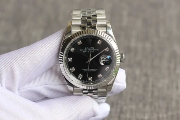 Photo 5 - Datejust Rolex Datejust Ref.126233 36mm Dial Black Diamond