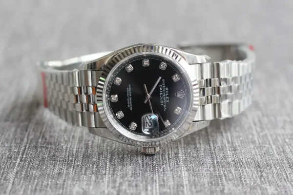 Photo 8 - Men Replica Rolex Rolex Datejust Ref.126233 36mm Dial Black Diamond