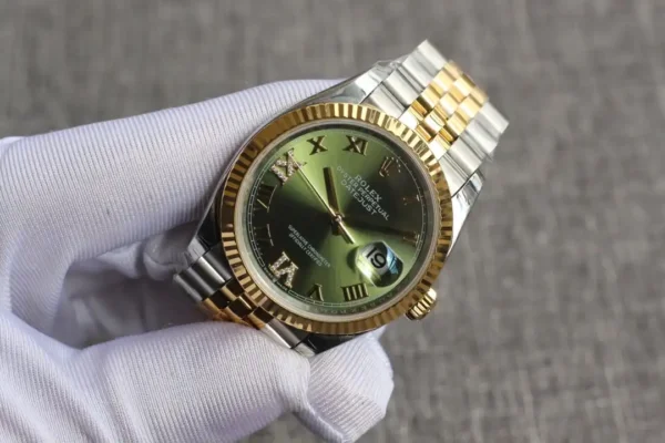 Photo 3 - Men Replica Rolex Rolex Datejust Ref. 126331 41mm Green Dial