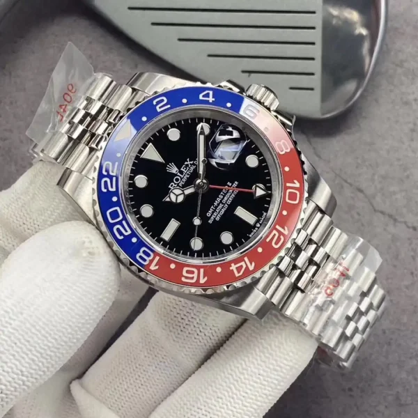 Photo 3 - GMT-Master Rolex GMT-Master II 40mm Dial Black Ref.126710BLRO Jubilee