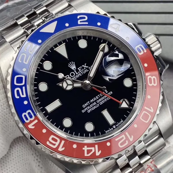 Photo 5 - GMT-Master Rolex GMT-Master II 40mm Dial Black Ref.126710BLRO Jubilee