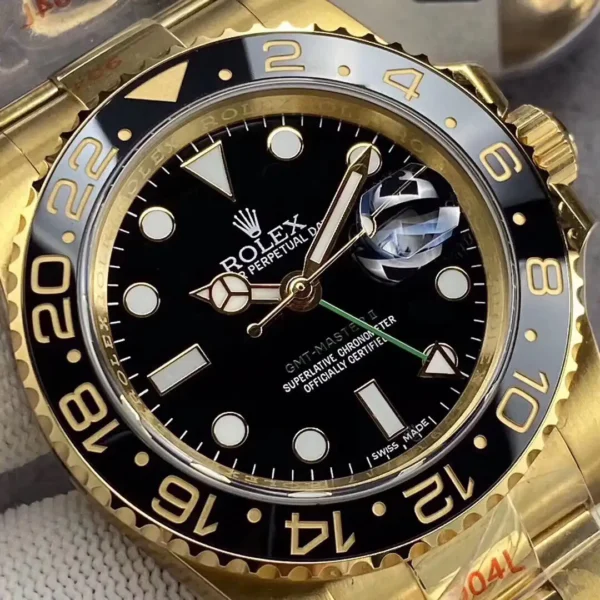 Photo 5 - Men Replica Rolex Rolex GMT-Master II 40mm Black Dial Ref.126710BLRO-0001