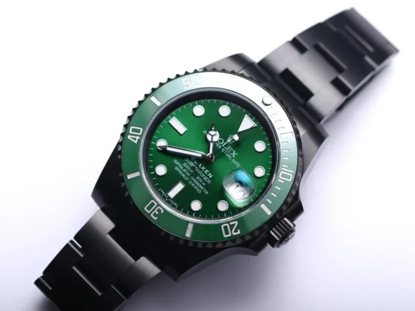 Photo 2 - Submariner Rolex Submariner BLAKEN Ref.116610 v.9 Green Dial