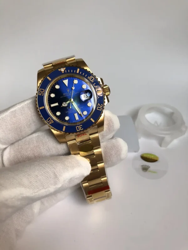 Photo 2 - Gold Replica Rolex Rolex Submariner SUB Ref.116610 Gold Series Blue Dial