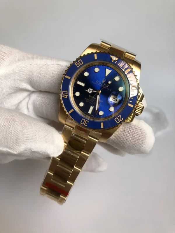 Photo 4 - Gold Replica Rolex Rolex Submariner SUB Ref.116610 Gold Series Blue Dial