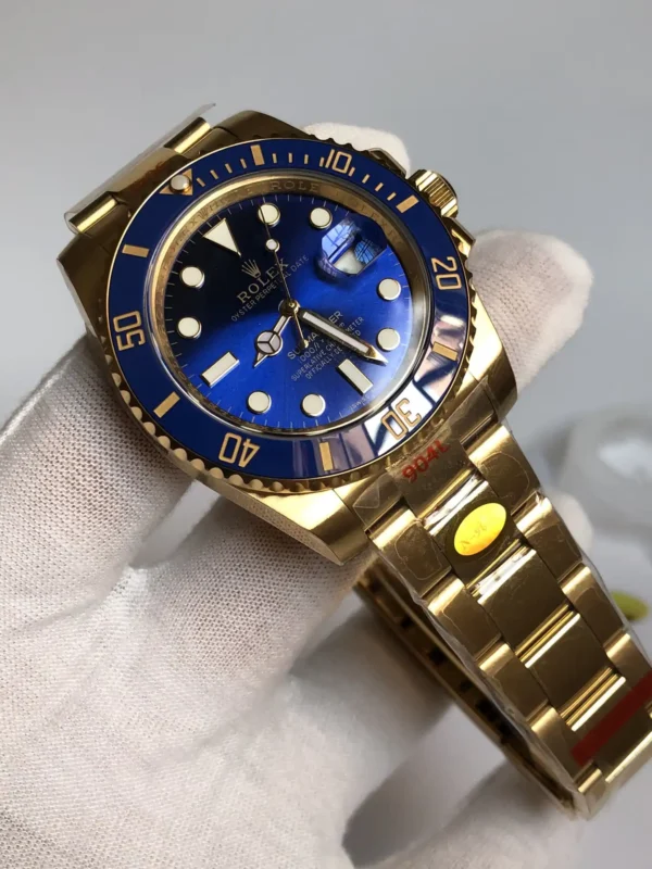 Photo 5 - Gold Replica Rolex Rolex Submariner SUB Ref.116610 Gold Series Blue Dial