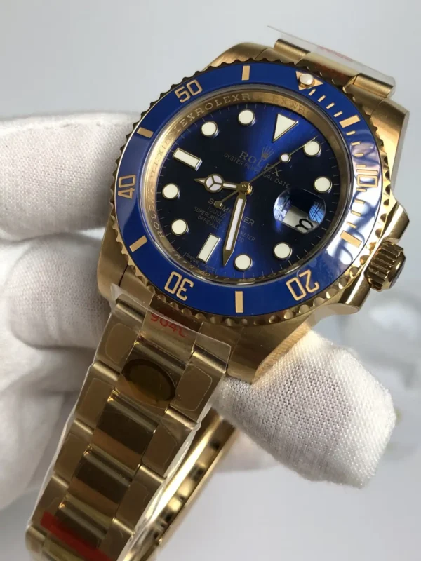 Photo 6 - Gold Replica Rolex Rolex Submariner SUB Ref.116610 Gold Series Blue Dial