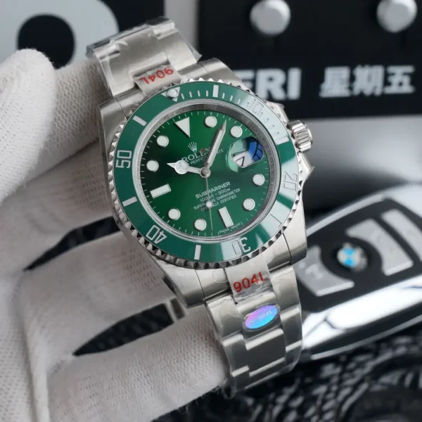 Photo 2 - Submariner Rolex Submariner SUB Ref.116610 Green Dial